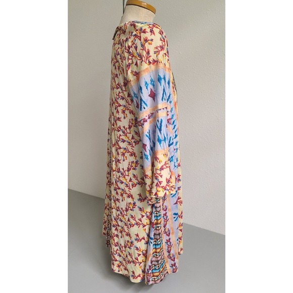 Soft Surroundings Embroidered Velvet MEDIUM Boho Maximalist Bohemian Tunic Top M - Picture 5 of 8